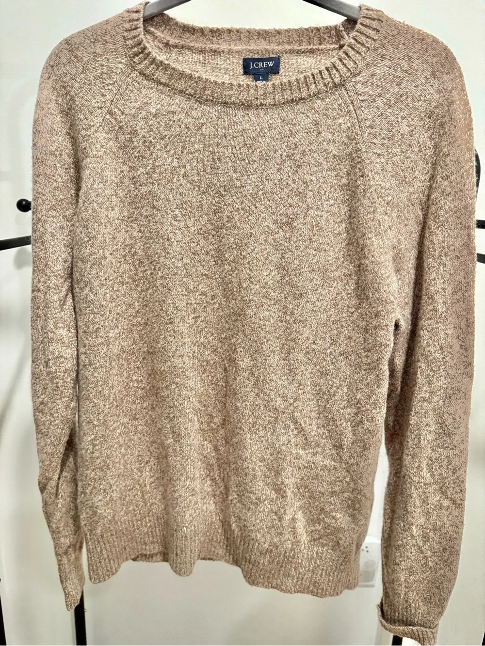 J. Crew Beige/Tan Crewneck Sweater